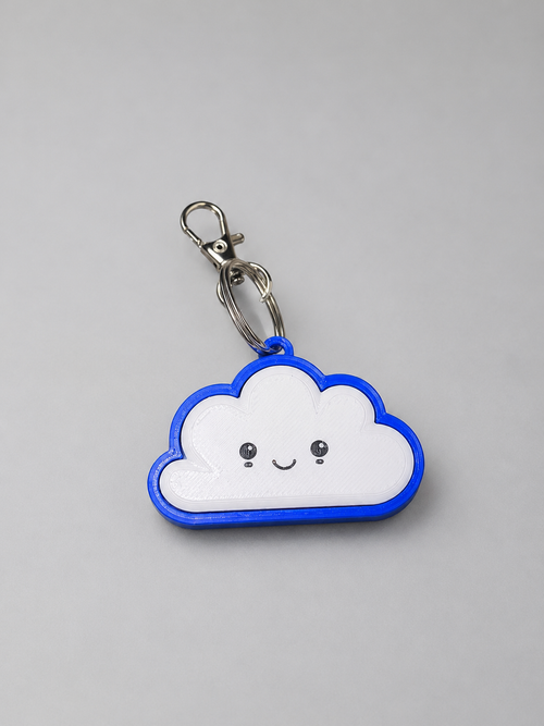 ☁️✨ Kawaii Clicker Keychain – Relieve Stress with Every Click! ✨☁️